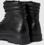 Calvin Klein Zwarte leren gevechts enkellaarzen Black Heren - Thumbnail 23