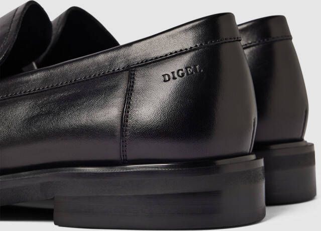 Digel Penny loafers met vetersluiting model 'Sokrates'