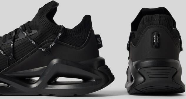 EA7 Emporio Armani Sneakers met labeldetail