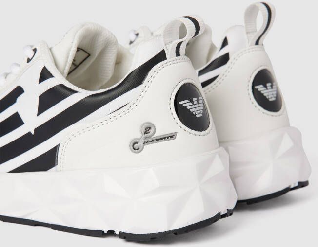 EA7 Emporio Armani Sneakers met labeldetails model 'ULT C2 KOMBAT MININE'