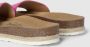 Espadrij Leren sandalen met reliëflogo model 'COPINE VELOUR' - Thumbnail 2