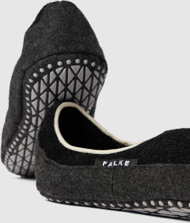 Falke Huisschoenen van scheerwolmix met logodetail model 'COSYSHOE'