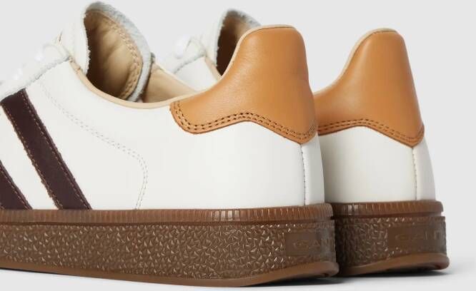 Gant Leren sneakers met contrastgarnering model 'Cuzima'