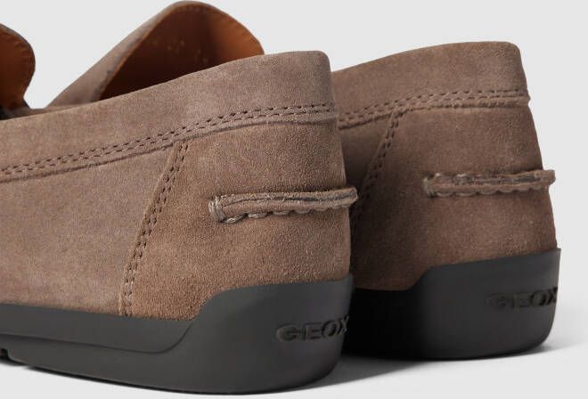 Geox Mocassins met labeldetail model 'SIRON'