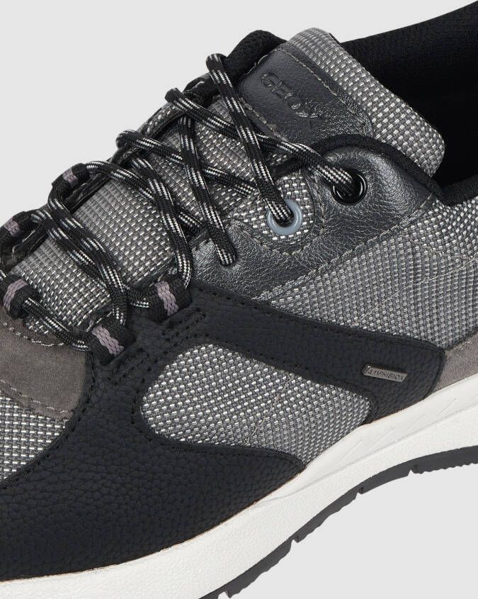 Geox Sneakers van leer en textiel model 'Braies'