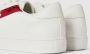 Guess Lage PU Leren Sneakers Wit White Heren - Thumbnail 6