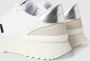 Guess Witte Vienna Sneaker Eco Leer Stof White Dames - Thumbnail 15