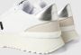 Guess Witte Vienna Sneaker Eco Leer Stof White Dames - Thumbnail 13