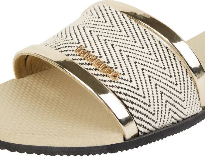 Havaianas Slippers met zigzagmotief