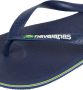 Havaianas Brasil Logo teenslippers donkerblauw Rubber 31-32 - Thumbnail 10