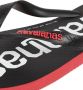 Havaianas Top Logomania 2 Unisex Slippers Zwart Rood - Thumbnail 6