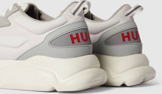 HUGO Sneakers met contrasterende labeldetails model 'Leon'