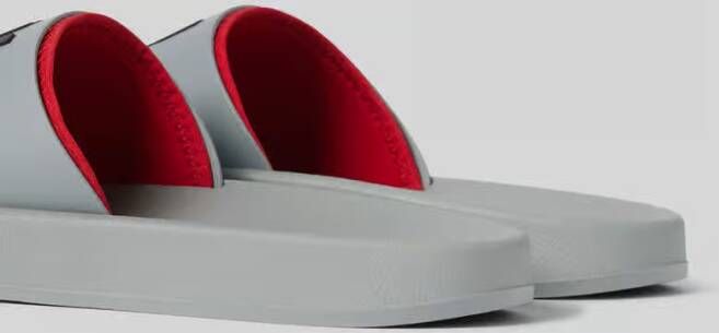 HUGO Slippers met labelprint model 'Nil'