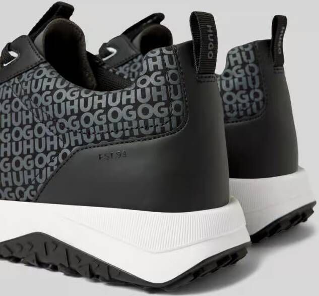 HUGO Sneakers met all-over labelmotief model 'Kane'