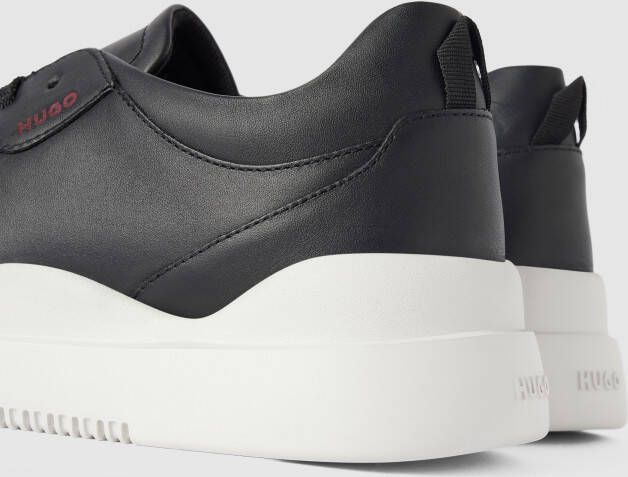 HUGO Sneakers van leer met labeldetails model 'Blake'