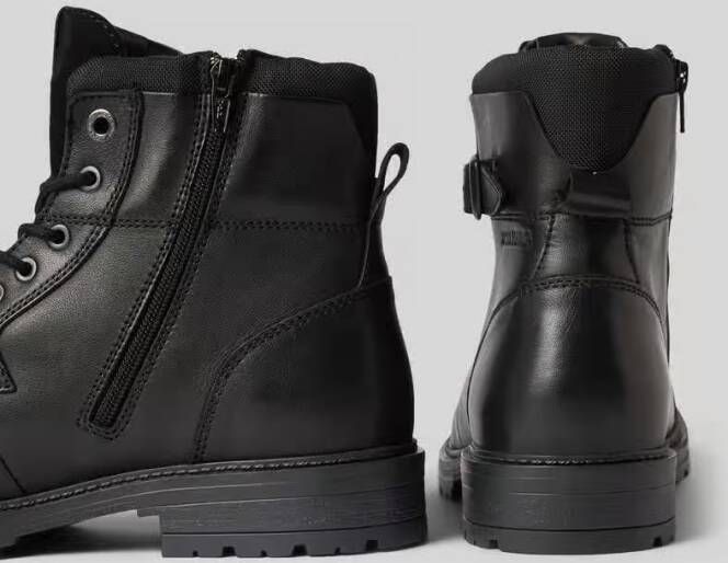 jack & jones Leren boots met doornsluiting model 'DEXTER'