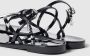 Karl Lagerfeld women's rubber flip flops sandals jelly Zwart Dames - Thumbnail 11