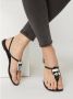 Karl Lagerfeld women's rubber flip flops sandals jelly Zwart Dames - Thumbnail 13