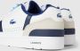 Lacoste T-Clip Heren Sneakers Schoenen Wit-Blauw 747SMA0071080 - Thumbnail 12