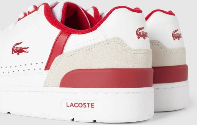 Lacoste Leren sneakers met contrastgarnering model 'T-CLIP'