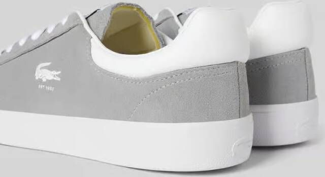 Lacoste Leren sneakers met labelpatch en logoprint model 'BASESHOT'