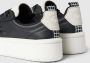 Lacoste Zwarte Leren Sneakers met Logo-Embossing Black Dames - Thumbnail 9