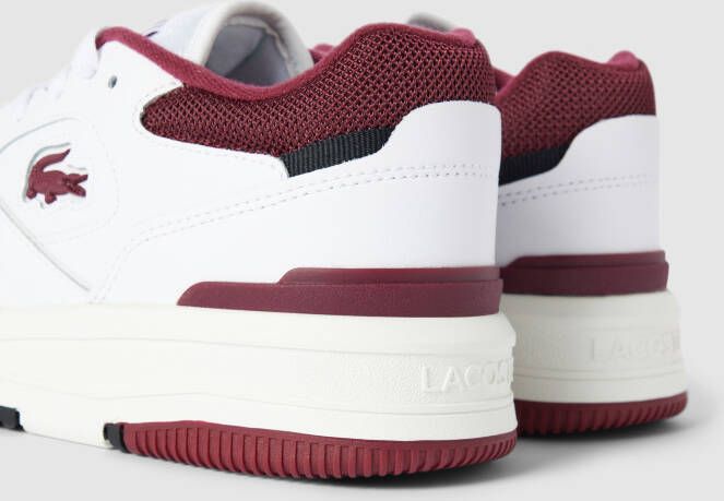 Lacoste Sneakers van echt leer in two-tone-stijl model 'LINESHOT'