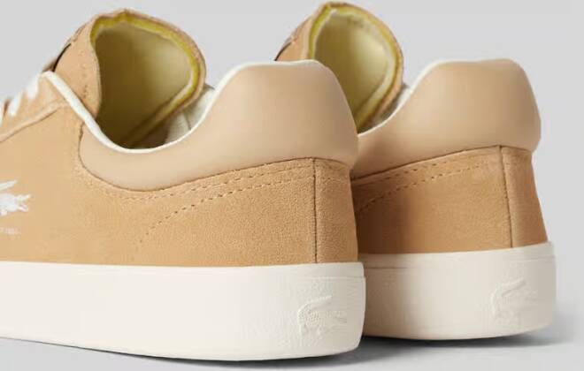 Lacoste Sneakers van leer in effen design