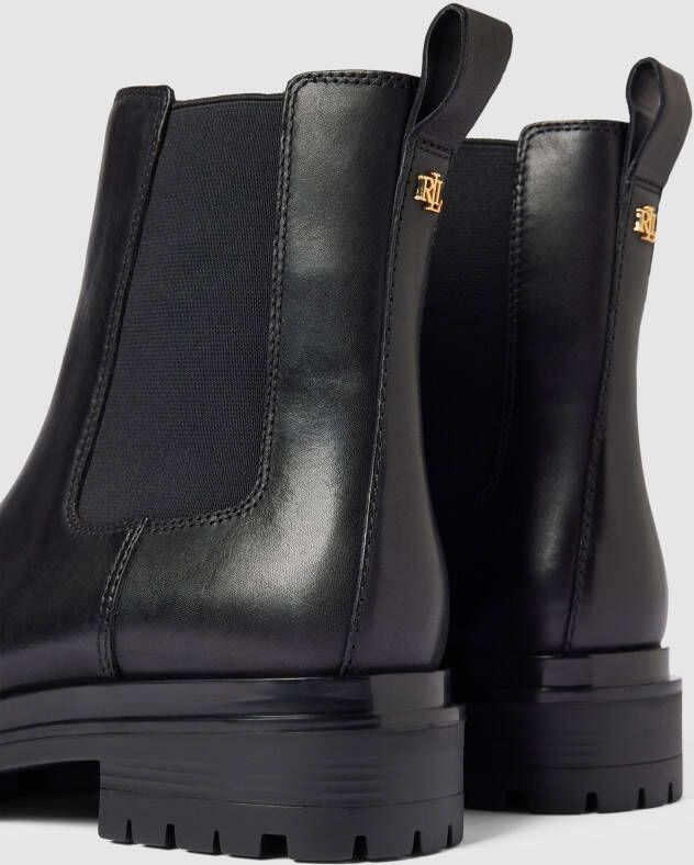 Lauren Ralph Lauren Chelsea boots met rubberen inzetten model 'CORINNE'