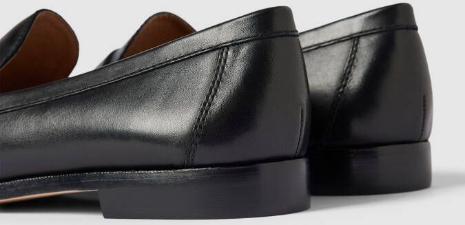 Lauren Ralph Lauren Pennyloafers van leer met labeldetail model 'WYNNIE'