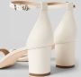 Lauren Ralph Lauren Sandalen van leer met blokhak model 'LOGAN' - Thumbnail 7