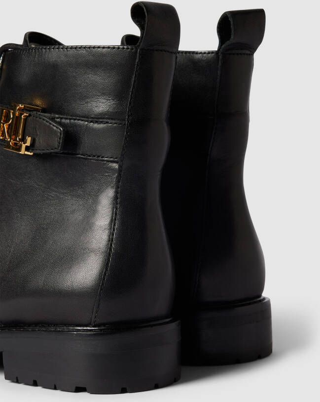 Lauren Ralph Lauren Veterboots van leer model 'ELRIDGE-BOOTS-BOOTIE'