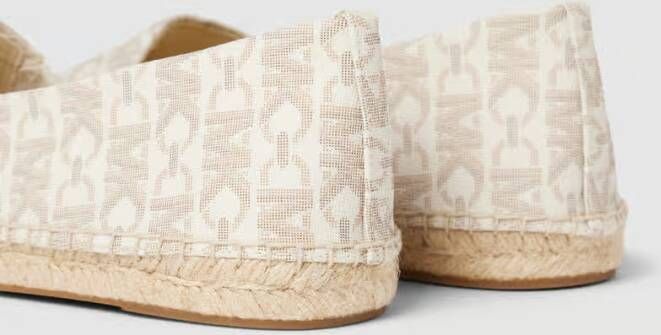 MICHAEL Kors Espadrilles met all-over labelmotief model 'KENDRICK'