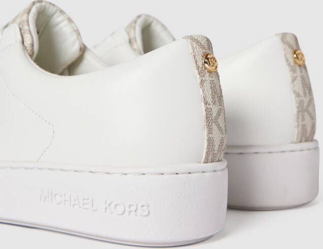 MICHAEL Kors Sneaker van echt leer met contrastgarnering