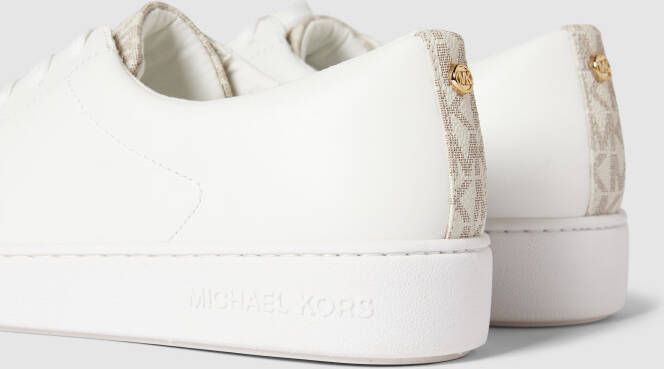 MICHAEL Kors Sneaker van echt leer met contrastgarnering