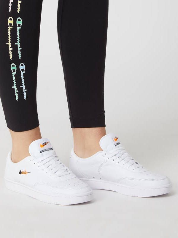 Nike Court Vintage Premium Dames Sneakers White Black-Total Orange - Foto 8