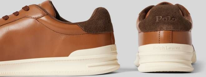 Polo Ralph Lauren Leren sneaker met logoprint