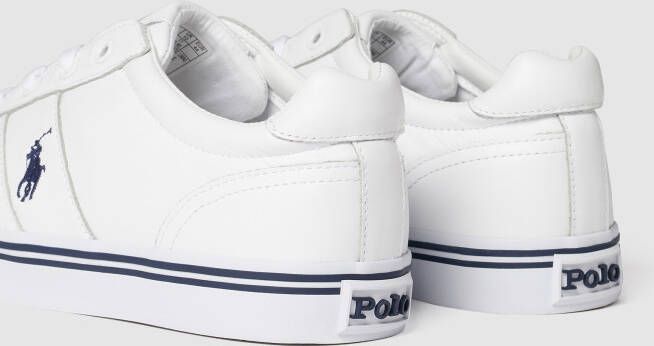 Polo Ralph Lauren Leren sneakers met geborduurd logo