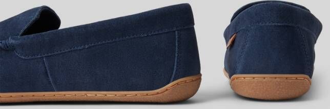 Polo Ralph Lauren Mocassins van echt wildleer met motiefprint model 'BRENAN'