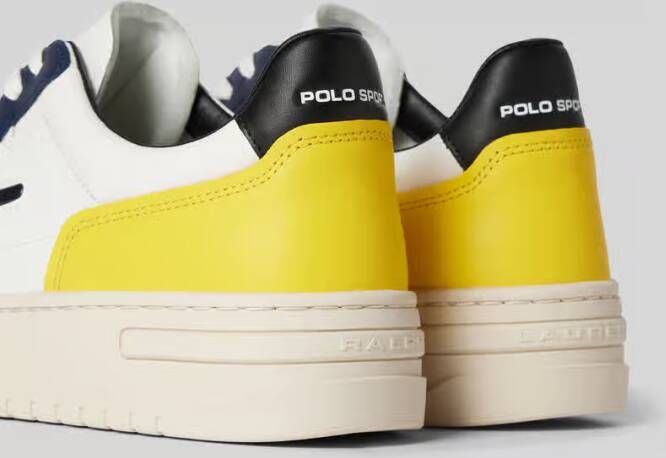Polo Ralph Lauren Sneakers van leer met labeldetail