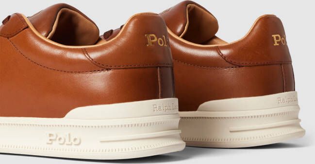 Polo Ralph Lauren Sneakers van leer met labeldetails
