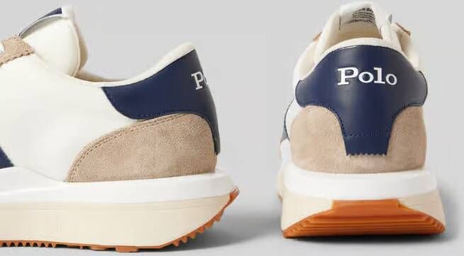 Polo Ralph Lauren Sneakers van leermix model 'TRAIN'