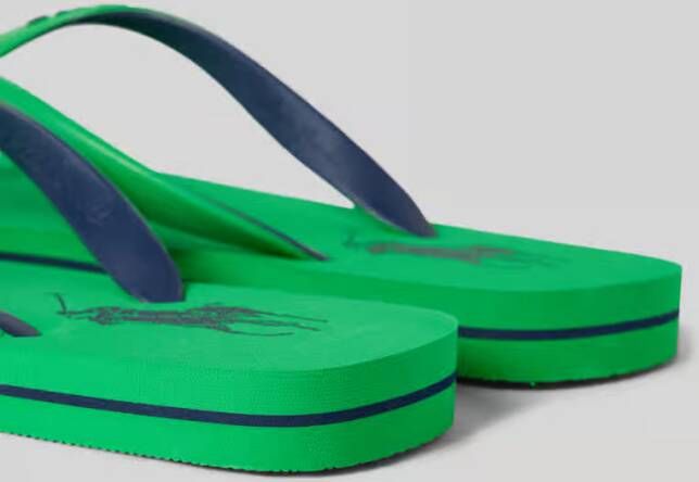 Polo Ralph Lauren Teenslippers in two-tone-stijl
