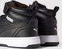Puma Rebound V6 Mid sneaker zwart Jongens Meisjes Imitatieleer 28 Sneakers - Thumbnail 10