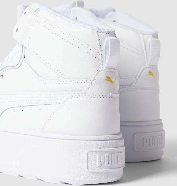 Puma High top sneakers met plateauzool