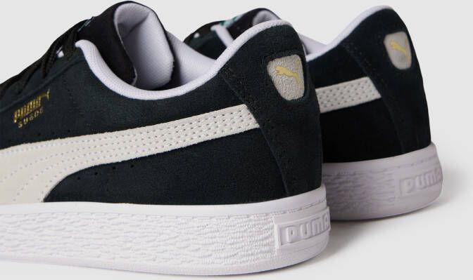 Puma Sneakers met labelprint in metallic model 'SUEDE CLASSIC'