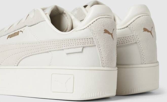 Puma Sneakers van leermix met labeldetail model 'Carina'