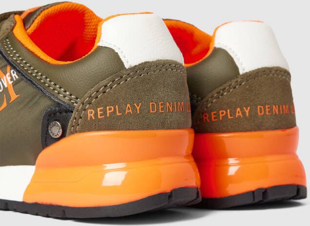 Replay Sneakers met labeldetails model 'SHOOT'