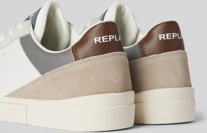 Replay Sneakers van echt leer model 'POLYS COURT'