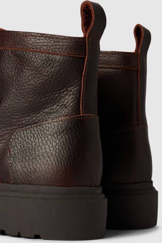 Selected Homme Boots van leer model 'SLHANDY LEATHER HIKING'